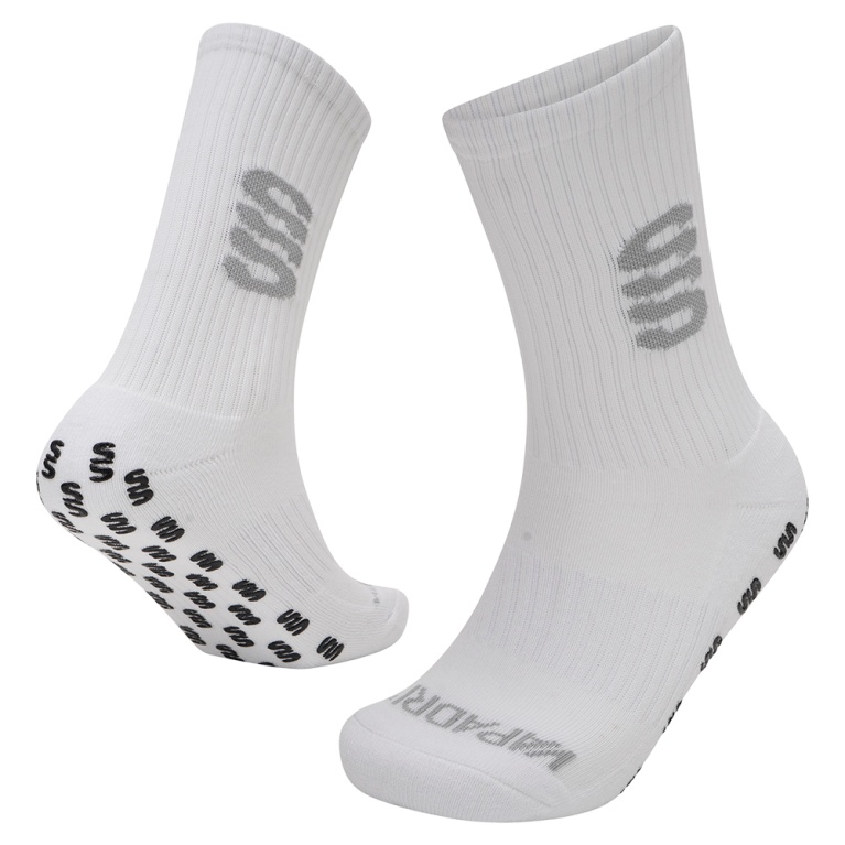 Aston University - Quarter Gripper Sock - White