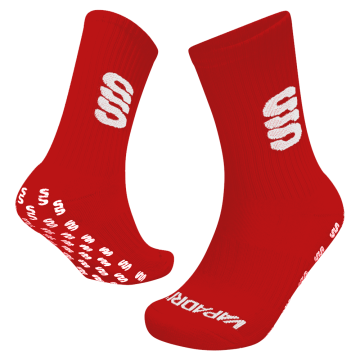 Aston University - Quarter Gripper Sock - Red