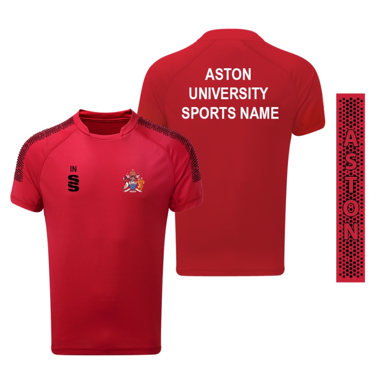 Aston University - Dual Games Shirt - Red - Women's Fit