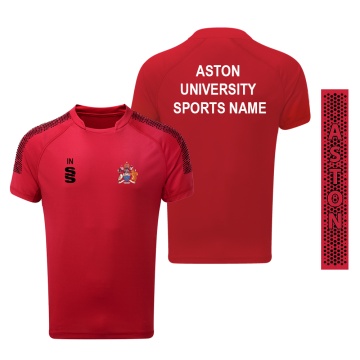 Aston University - Dual Games Shirt - Red - Women's Fit