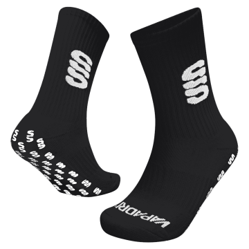 Aston University - Quarter Gripper Sock - Black