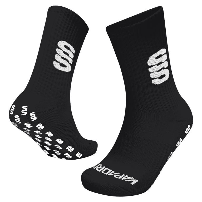 Aston University - Quarter Gripper Sock - Black
