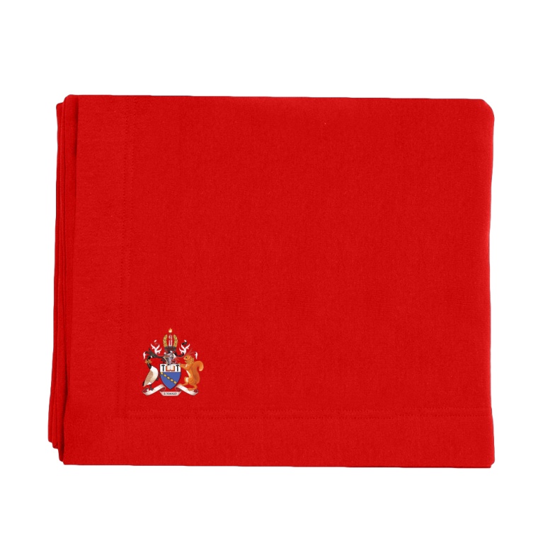 Aston University - Heavy Blend Fleece Stadium Blanket - Red