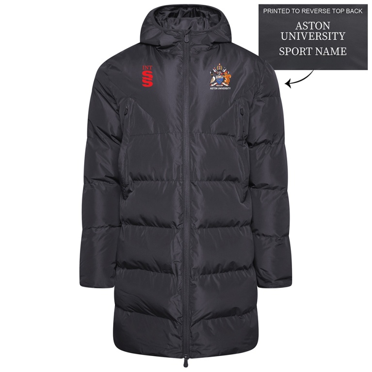 Aston University - Active Long Padded Jacket - Unisex Fit