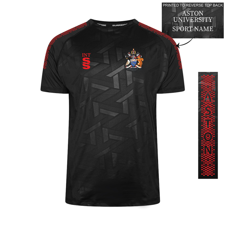 Aston University - Impact T-Shirt - Black - Unisex Fit