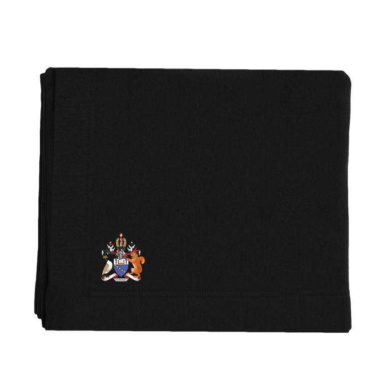Aston University - Heavy Blend Fleece Stadium Blanket - Black