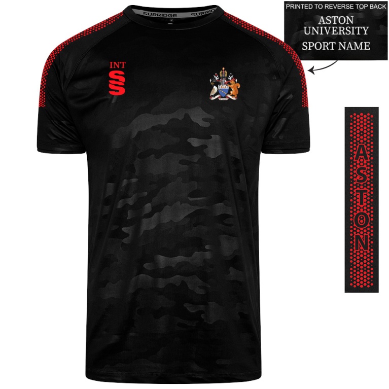 Aston University - Camo T-shirt - Unisex Fit